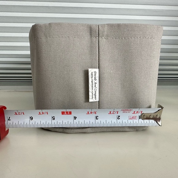 Hermes toolbox 26 preloved divide and conquer bag organizer, beige/gray - Picture 2 of 5